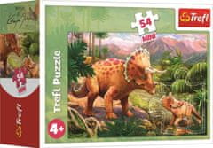 Trefl Displej Puzzle Úžasní dinosauři 54 dílků (40 ks)