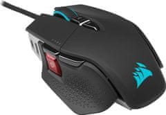 Corsair M65 RGB ULTRA/Herní/Optická/Pro praváky/26 000 DPI/Drátová USB/Černá