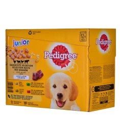 shumee PEDIGREE Junior Výběr příchutí v želé - mokré krmivo pro psy - 12x100 g