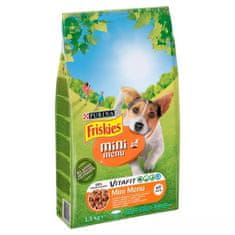 shumee FRISKIES Mini Menu Kuře se zeleninou - suché krmivo pro psy - 1,5 kg