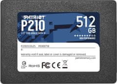 shumee SSD Patriot P210 512GB SATA3 2.5