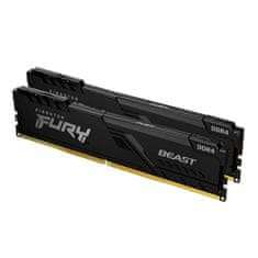 shumee KINGSTON 32GB 2666MHz DDR4 CL16 DIMM (sada 2) FURY Beast Black KF426C16BBK2/32