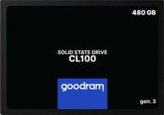 shumee SSD GOODRAM CL100 Gen. 3 480 GB SATA III 2.5 MALOOBCHOD