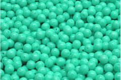 Kraftika 100pcs turquoise green round druk pressed small spacer