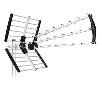 Tecatel DVB-T/T2 anténa BKM 8700 BLACK LTE-700 Triple UHF 18dB, 5G