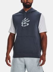 Under Armour Mikina Curry Fleece SLVLS Hoodie-GRY SM