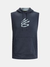 Under Armour Mikina Curry Fleece SLVLS Hoodie-GRY SM