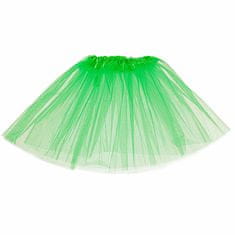 KIK KX5072_3 Tylová sukně tutu kostým zelená