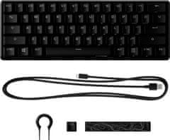 HyperX HyperX 60 Alloy Origins AQU/Drátová USB/US layout/Černá