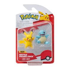 Pokémon akční figurky - 2 pack (Charmander&Pikacu, Squirtle& Pikacu, Bulbusaur&Pikacu