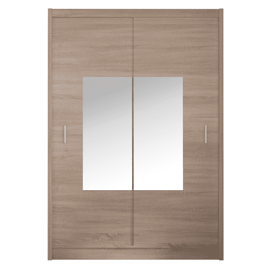 BPS-koupelny Skříň s posuvnými dveřmi, dub sonoma, 150x215, MADRYT