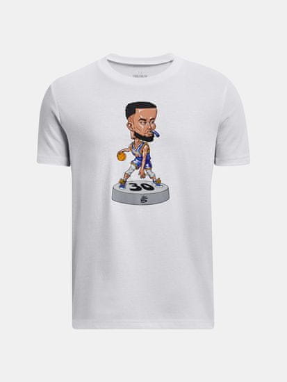 Under Armour Tričko UA CURRY BOBBLEHEAD SS-WHT