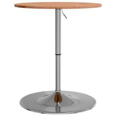 Vidaxl Barový stolek Ø 60 x 89,5 cm masivní bukové dřevo