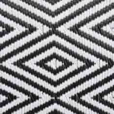 Vidaxl Venkovní koberec černý 80 x 250 cm PP