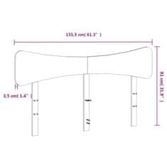 Vidaxl Čelo postele bílé 150 cm masivní borové dřevo