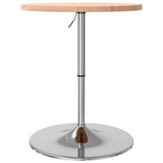 Vidaxl Barový stolek Ø 60 x 90,5 cm masivní bukové dřevo
