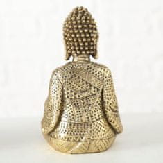 Boltze Svícen Buddha zlatý, 14 cm