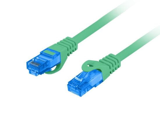 shumee LANBERG PATCHCORD S/FTP CAT.6A 20M ZELENÁ LSZH CCA (PŘESLANÁ) PCF6A-10CC-2000-G