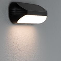LUMILED Solární zahradní lampa LED fasádní nástěnné svítidlo KEOS 3000K + RGB