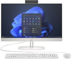 shumee HP ProOne 240 G10 AIO i5-1335U 23,8" FHD 16GB DDR4 3200 SSD512 Grafika Intel Iris Xe W11Pro White 3Y OnSite White