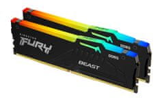 shumee Kingston FURY DDR5 32GB (2x16GB) 6000MHz CL36 Beast Black RGB EXPO AMD