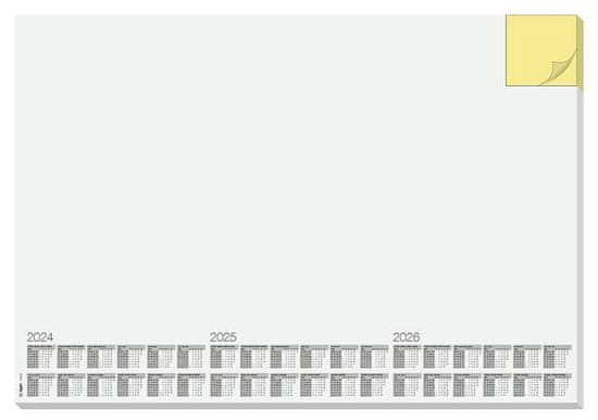 Sigel Podložka na stůl s tříletým plánovačem, 595 x 410 mm