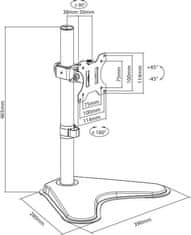 Neomounts Neomounts FPMA-D550SBLACK/Držák displeje/na stůl/13-32"/stojan/VESA 100X100/nosn. 8kg/černý