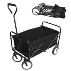 Skládací zahradní vozík Sladan černý