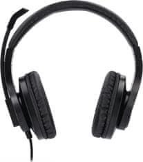 Hama headset PC stereo HS-350/ drátová sluchátka + mikrofon/ 2x 3,5 mm jack/ citlivost 100 dB/mW/ černý