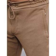 Dstreet Pánské kalhoty jogger hnědé ux4266 M