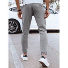 Dstreet Pánské kalhoty joggers světle šedé ux4267 XXL