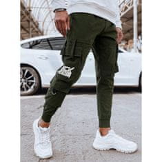 Dstreet Pánské bojové kalhoty zelené ux4304 S
