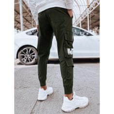 Dstreet Pánské bojové kalhoty zelené ux4304 S