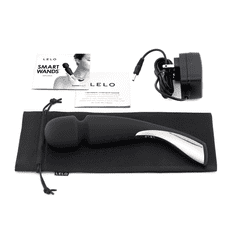 Lelo Smart Wand Medium Black Masážní vibrátor