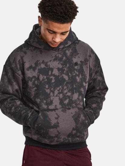 Under Armour Mikina Curry Acid Wash Hoodie-GRY