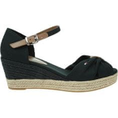 Tommy Hilfiger Boty Basic Open Toe Mid Wedge FW0FW04785BDS