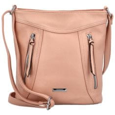 Silvia Rosa Stylová dámská crossbody Kabie, růžová