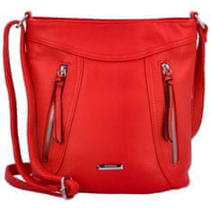 Silvia Rosa Stylová dámská crossbody Kabie, červená