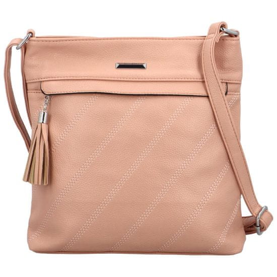 Silvia Rosa Stylová dámská crossbody Calastia, růžová