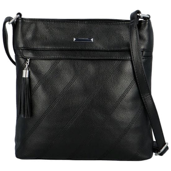 Silvia Rosa Stylová dámská crossbody Calastia, černá