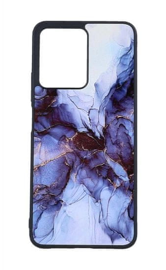 TopQ Kryt Marble Xiaomi Redmi Note 12 pevný Smoky Blue 97570