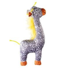 Duvo+ Plyšová pískající hračka pro psy 32x14x5,5cm žirafa