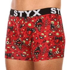 Styx 3PACK pánské boxerky long art sportovní guma vícebarevné (3U13714) - velikost XL