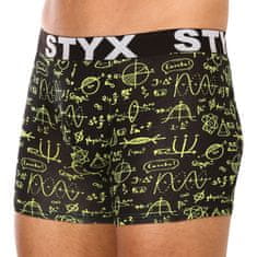 Styx 3PACK pánské boxerky long art sportovní guma vícebarevné (3U13724) - velikost XL