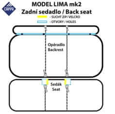 Cappa Autopotahy Perfetto EL Dacia Sandero šedá