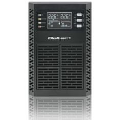 Qoltec UPS | 1kVA | 1000W | Power Factor 1.0 | LCD | EPO | USB | On-line