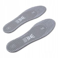 Kaps WW Grey Fresh Pro profesionální pohodlné antibakteriální vložky do pracovní obuvi stříhací velikost 36/46