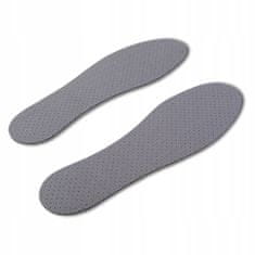 Kaps WW Grey Fresh Pro profesionální pohodlné antibakteriální vložky do pracovní obuvi stříhací velikost 36/46