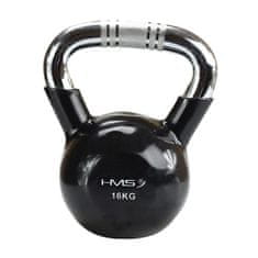 HMS Kettlebell s chromovaným úchopem KTC 16 kg černý