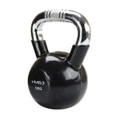 HMS Kettlebell s chromovaným úchopem KTC 12 kg černý